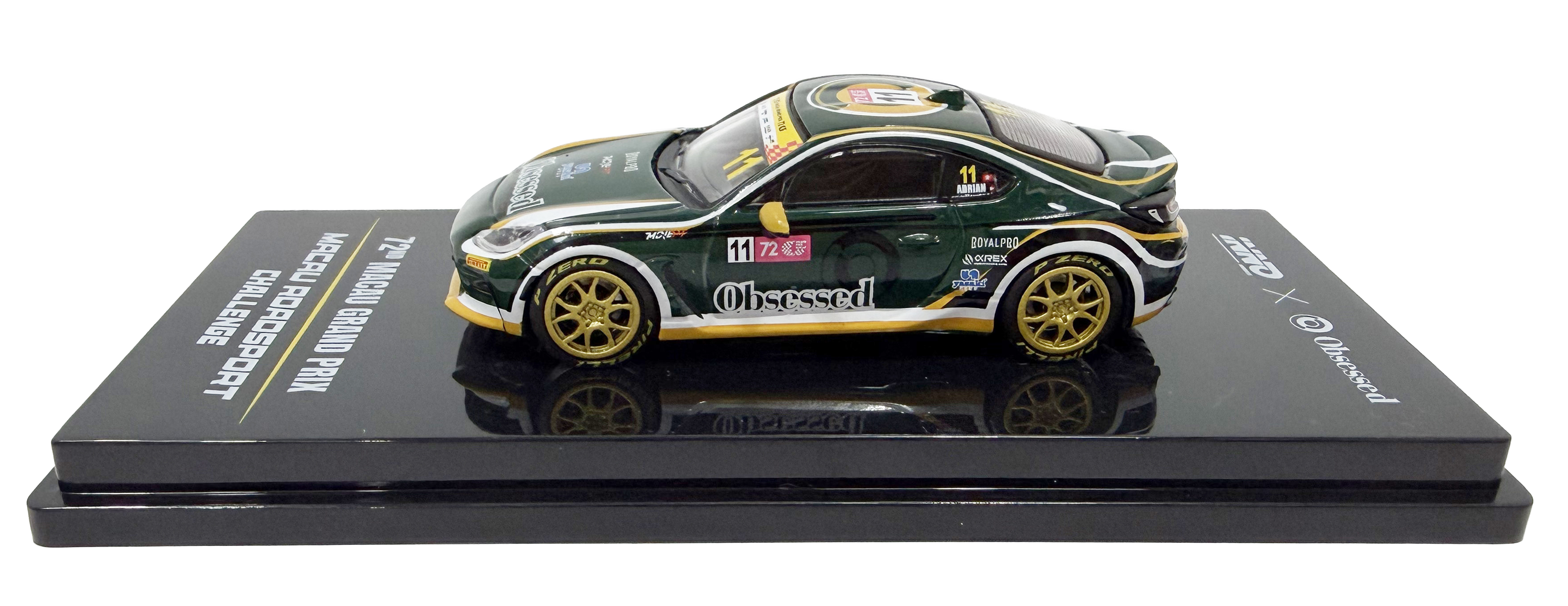 Obsessed x Inno64 x Adrian Chung Toyota GR86 1:64 Scale Model Car (72n