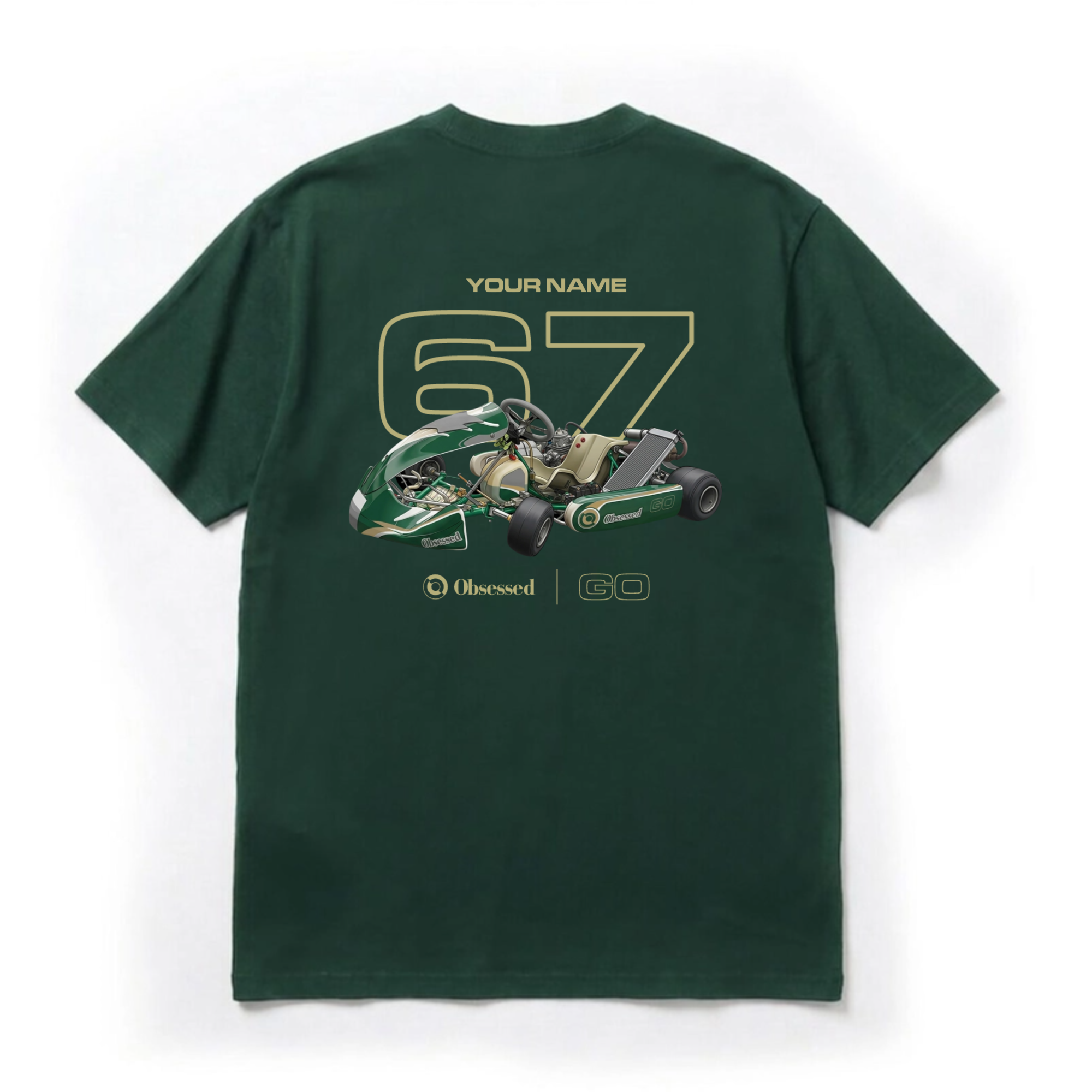 Obsessed GO! T-shirt (Personalised Edition)