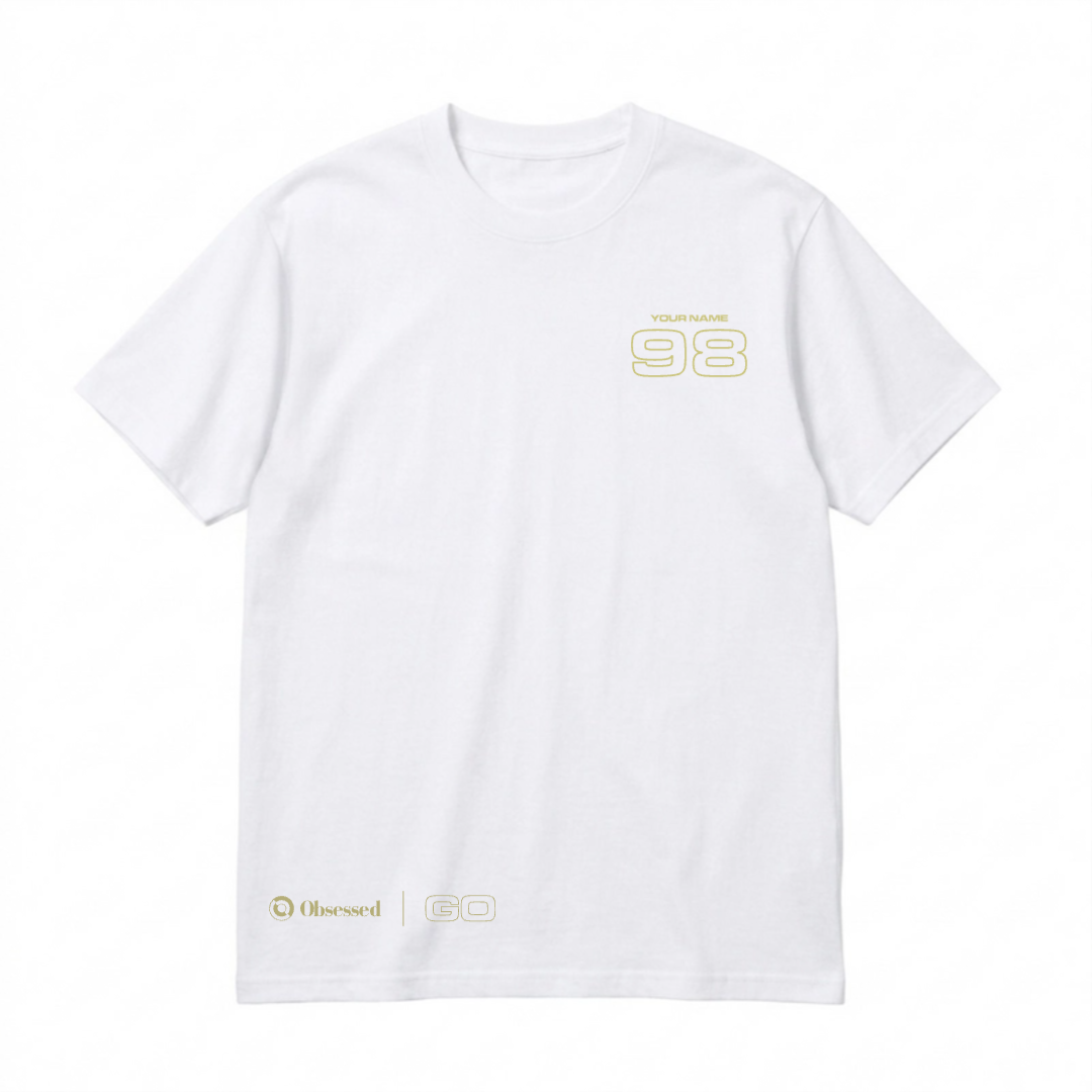 Obsessed GO! T-shirt (Personalised Edition)
