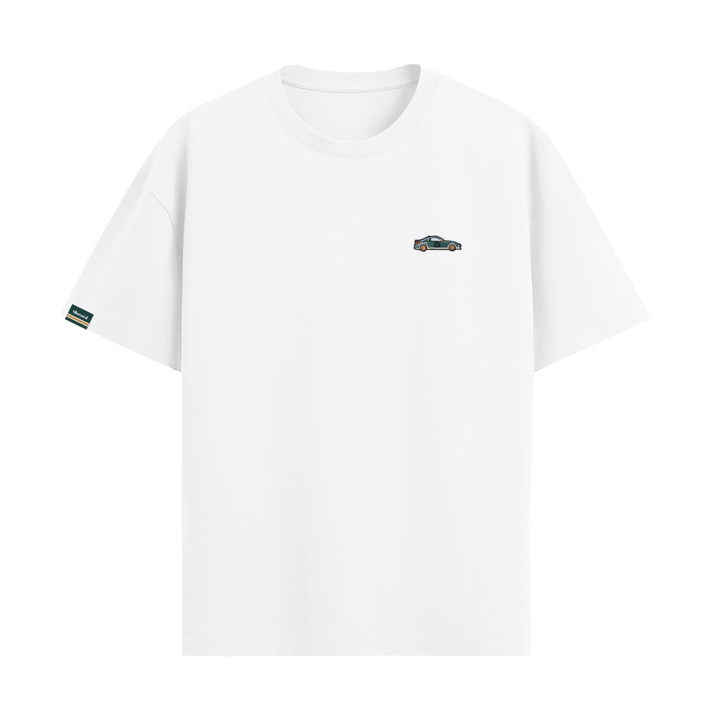 Basic Car Badge Tee (White)