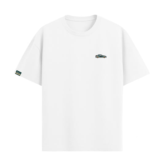 Basic Car Badge Tee (White)