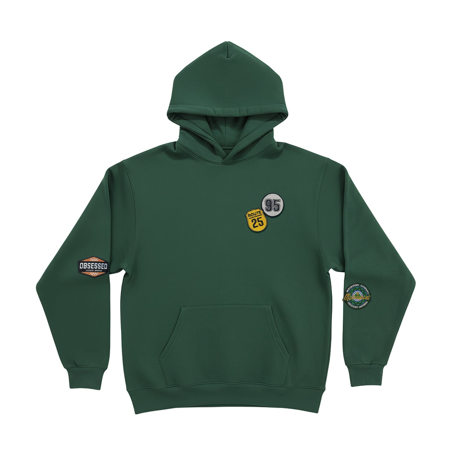 Racing Spirit Hoodie (Green - One Size)