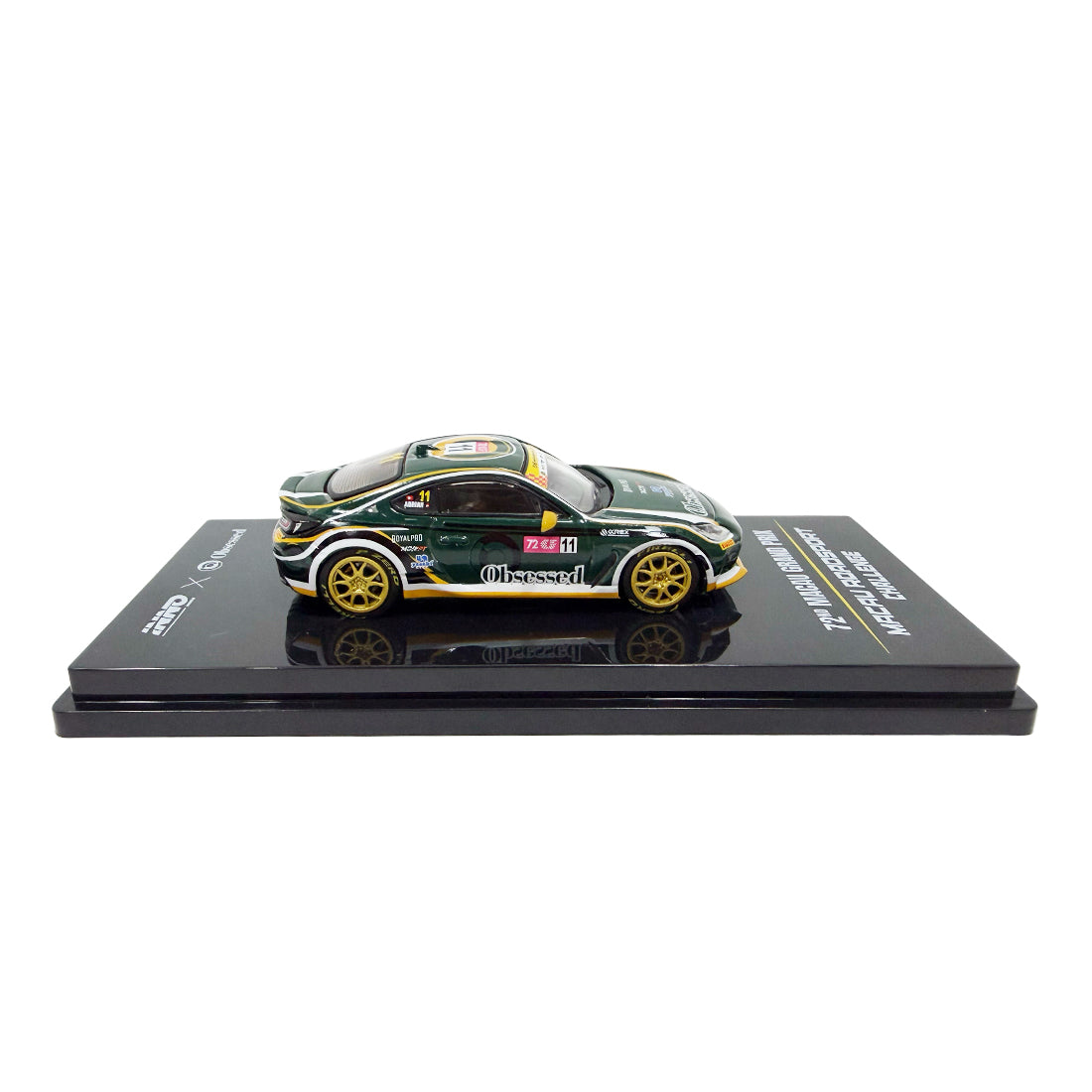 Obsessed x Inno64 x Adrian Chung Toyota GR86 1:64 Scale Model Car (72nd Macau Grand Prix)